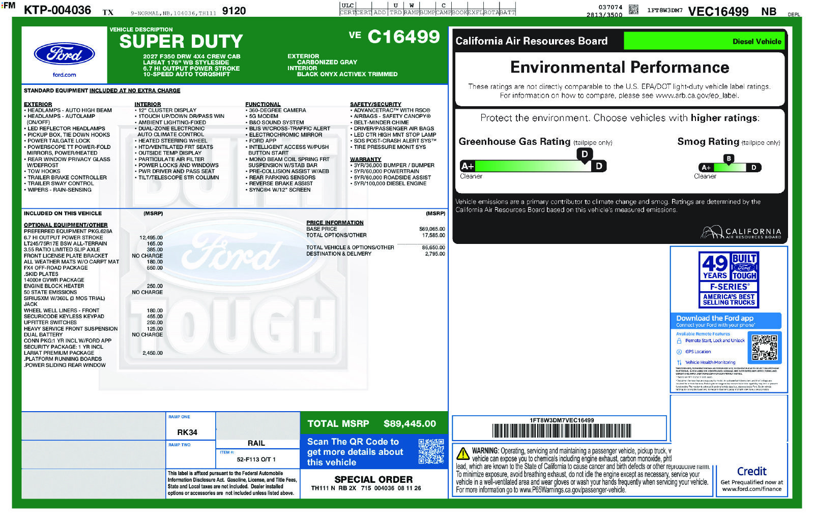 New 2027 Ford F350 Lariat w/ Lariat Premium Package AWD/4WD image 29