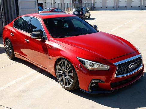 Used 2018 INFINITI Q50 Red Sport 400 w/ Sensory Package (Sport) image 20