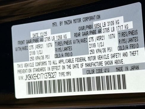 New 2026 MAZDA CX-90 3.3 Turbo S w/ Premium Plus image 35