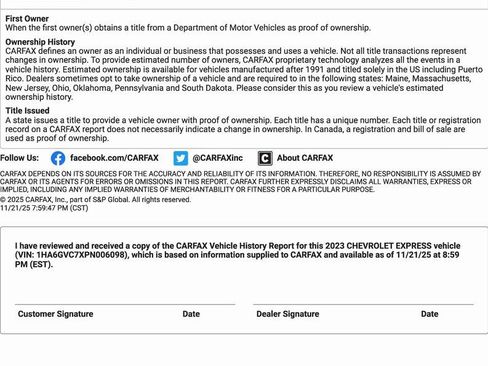 Used 2023 Chevrolet Express 4500 Extended w/ Power Convenience Package image 19