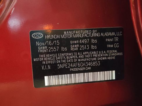 Used 2016 Hyundai Sonata SE FWD image 33