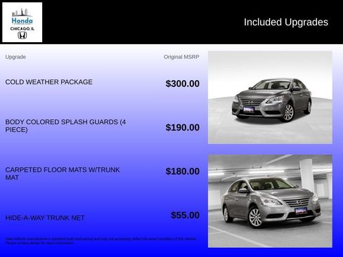 Used 2015 Nissan Sentra SV w/ Cold Weather Package FWD image 10
