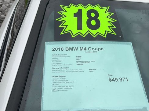 Used 2018 BMW M4 Coupe RWD image 20