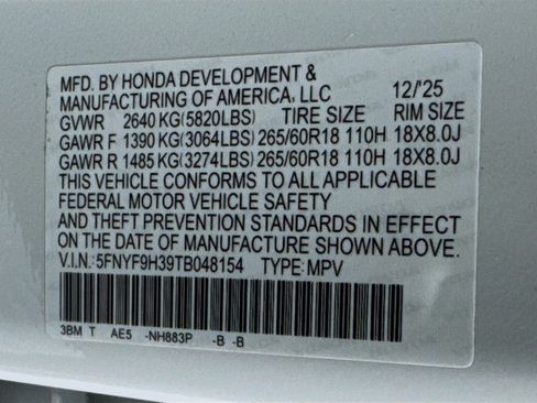 New 2026 Honda Passport RTL image 31