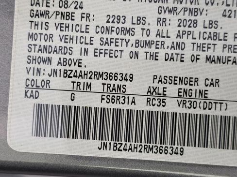 Used 2024 Nissan Z Sport w/ Floor Mat Package image 47