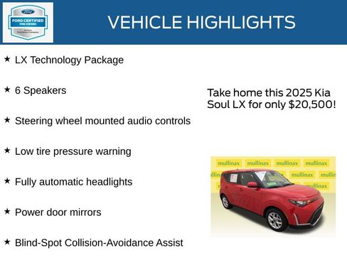 Used 2025 Kia Soul LX w/ LX Technology Package FWD image 23
