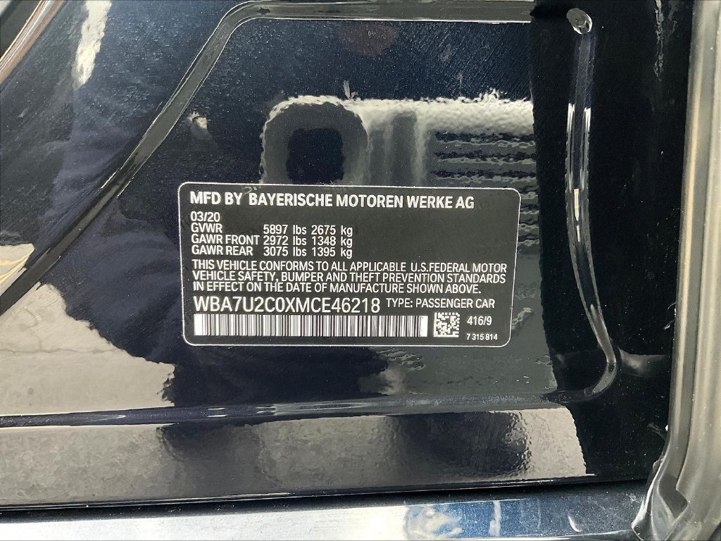 Used 2021 BMW 750i xDrive w/ M Sport Package AWD/4WD image 19