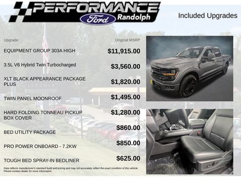 Used 2025 Ford F150 XLT w/ Equipment Group 303A High AWD/4WD image 6
