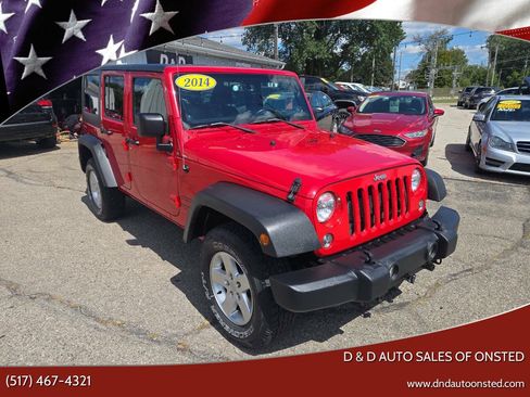 Used 2014 Jeep Wrangler Unlimited Sport w/ Quick Order Package 24S AWD/4WD image 1