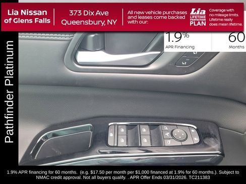 New 2026 Nissan Pathfinder Platinum image 15