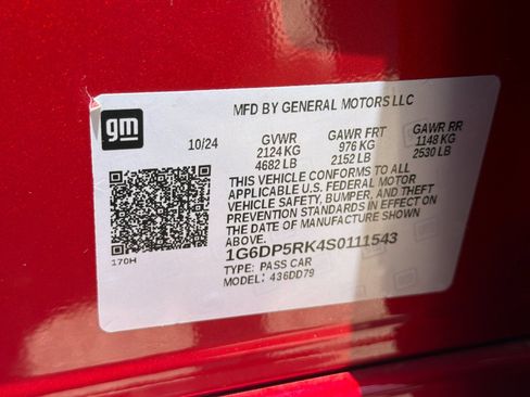 Certified 2025 Cadillac CT5 Sport w/ Technology Package RWD image 38