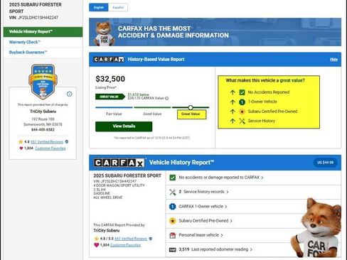 Certified 2025 Subaru Forester Sport image 13