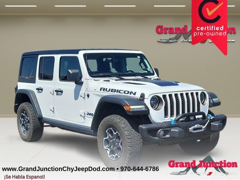 Used 2023 Jeep Wrangler Unlimited Rubicon 4xe w/ Steel Bumper Group AWD/4WD image 1