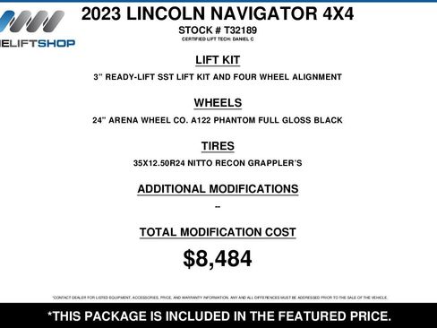 Used 2023 Lincoln Navigator L Black Label image 2
