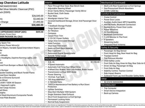 Used 2019 Jeep Cherokee Latitude w/ Popular Appearance Group image 2