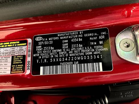 Used 2021 Kia K5 EX FWD image 19