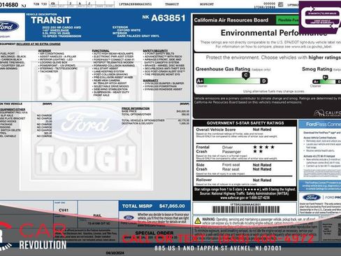 Used 2022 Ford Transit 250 148 High Roof AWD image 15