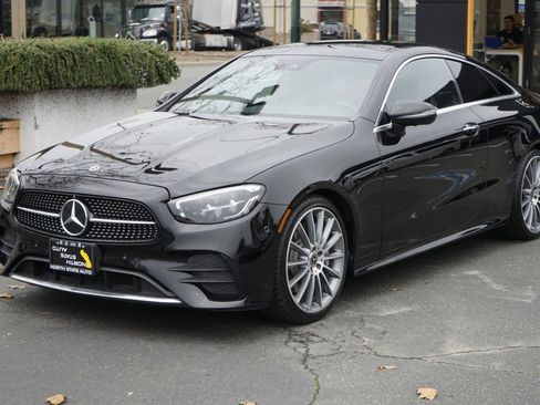 Used 2021 Mercedes-Benz E 450 Coupe w/ AMG Line image 2