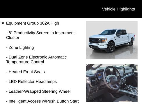 Used 2022 Ford F150 XLT w/ Equipment Group 302A High image 11