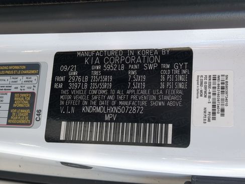 Used 2022 Kia Sorento SX Prestige w/ Panoramic Sunroof Package AWD/4WD image 34