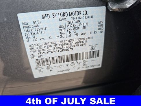 New 2026 Ford Explorer Active RWD image 45