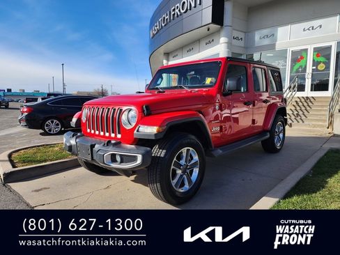Used 2020 Jeep Wrangler Unlimited Sahara image 1