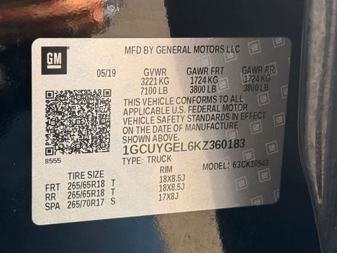 Used 2019 Chevrolet Silverado 1500 LTZ w/ LTZ Plus Package AWD/4WD image 20
