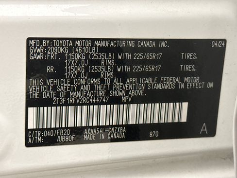 Used 2024 Toyota RAV4 LE AWD/4WD image 21
