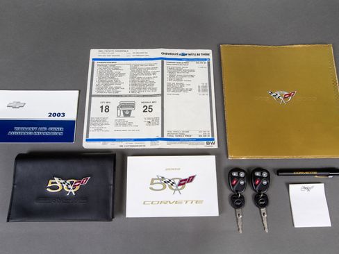 Used 2003 Chevrolet Corvette 50th Anniversary Edition w/ Preferred Equipment Group1 image 8