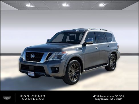Used 2019 Nissan Armada Platinum w/ Captain's Chairs Package image 1