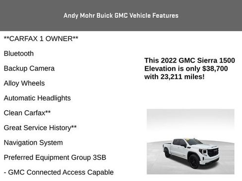 Used 2022 GMC Sierra 1500 Elevation image 4