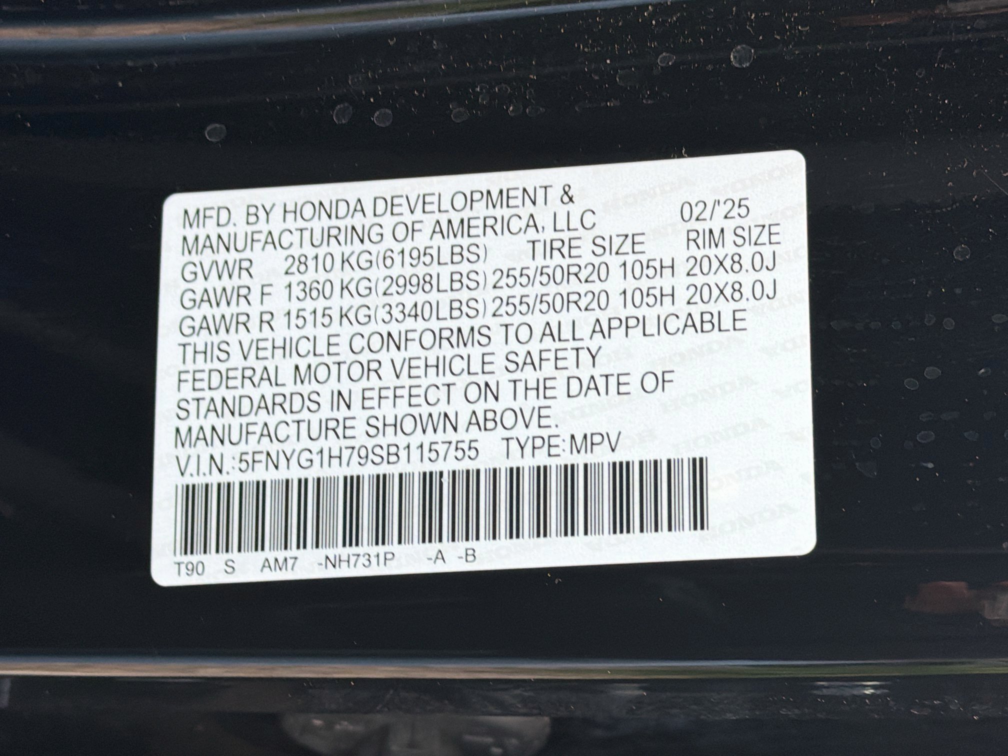 Used 2025 Honda Pilot Touring image 12