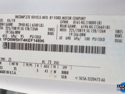 Used 2019 Ford F550 4x4 Crew Cab Super Duty image 48