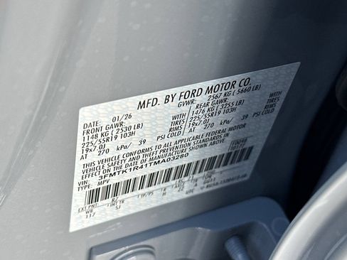 New 2026 Ford Mustang Mach-E Select w/ Interior Protection Package RWD image 27