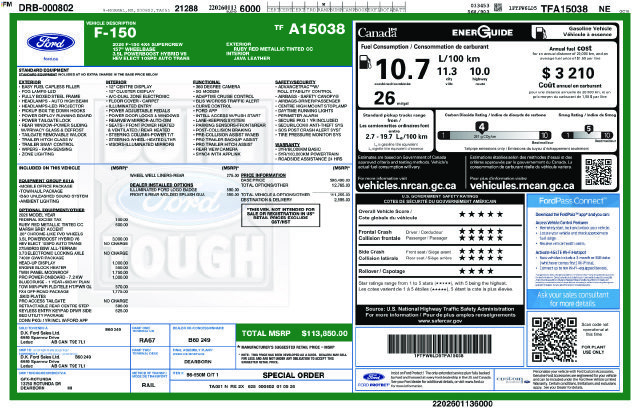 Used 2026 Ford F150 King Ranch w/ FX4 Off-Road Package AWD/4WD image 8
