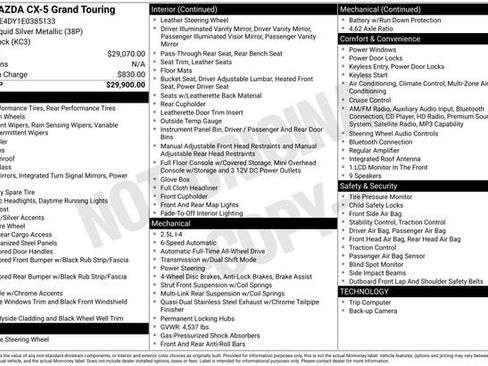 Used 2014 MAZDA CX-5 Grand Touring image 16