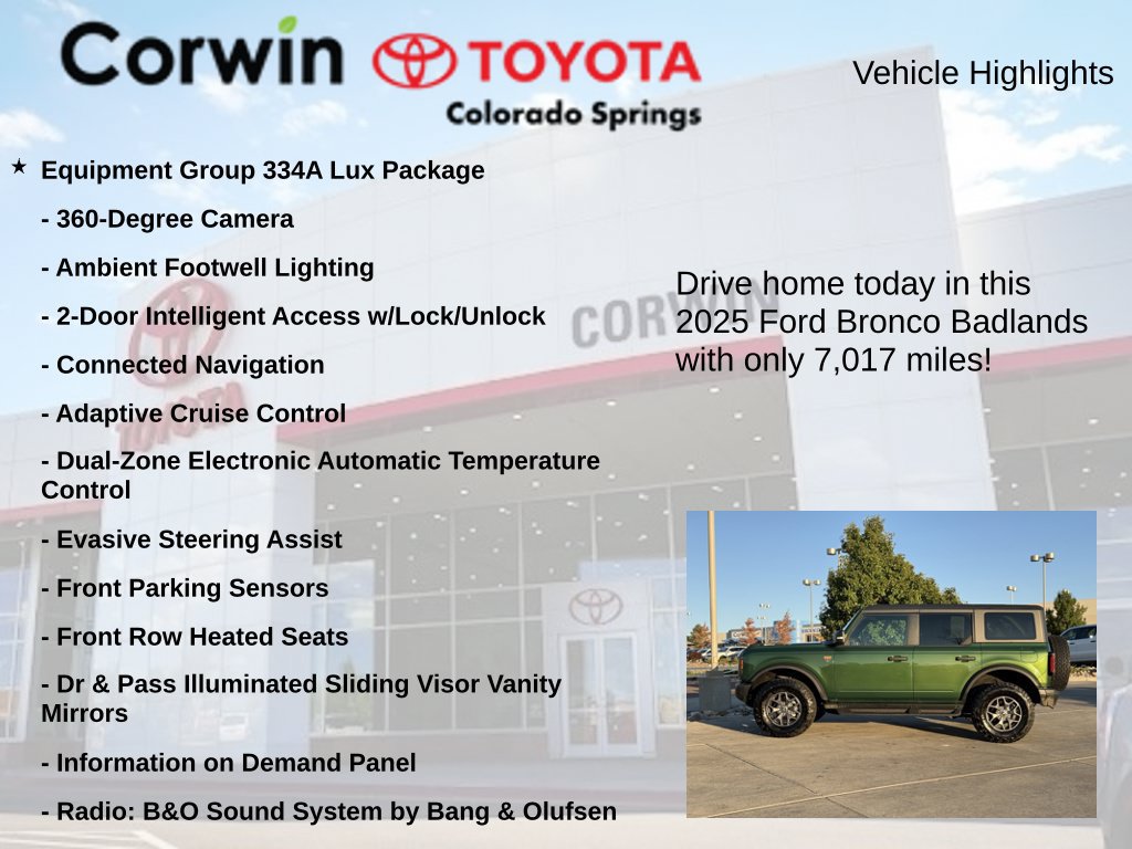 Used 2025 Ford Bronco Badlands AWD/4WD image 6