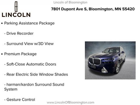 Used 2023 BMW X7 xDrive40i w/ Premium Package AWD/4WD image 9