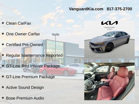 Certified 2026 Kia K5 GT-Line w/ GT-Line Premium Package FWD image 6