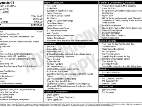 Used 2020 Toyota 86 image 5