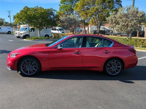 Used 2020 INFINITI Q50 Red Sport 400 w/ Carbon Fiber Package image 7