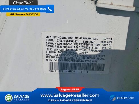 Used 2015 Honda Pilot EX-L image 17