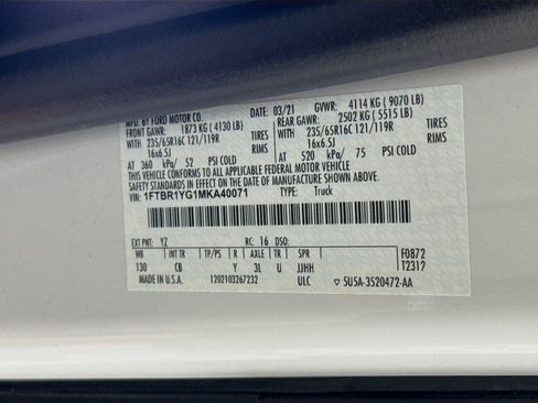 Used 2021 Ford Transit 250 Low Roof RWD image 33