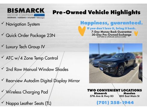 Used 2023 Jeep Grand Cherokee L Overland w/ Luxury Tech Group IV AWD/4WD image 5