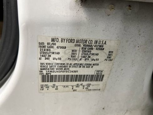 Used 2000 Ford Excursion Limited image 27