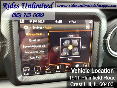 Used 2019 Jeep Wrangler Unlimited Sahara w/ Uconnect 4C Nav & Sound Group AWD/4WD image 17