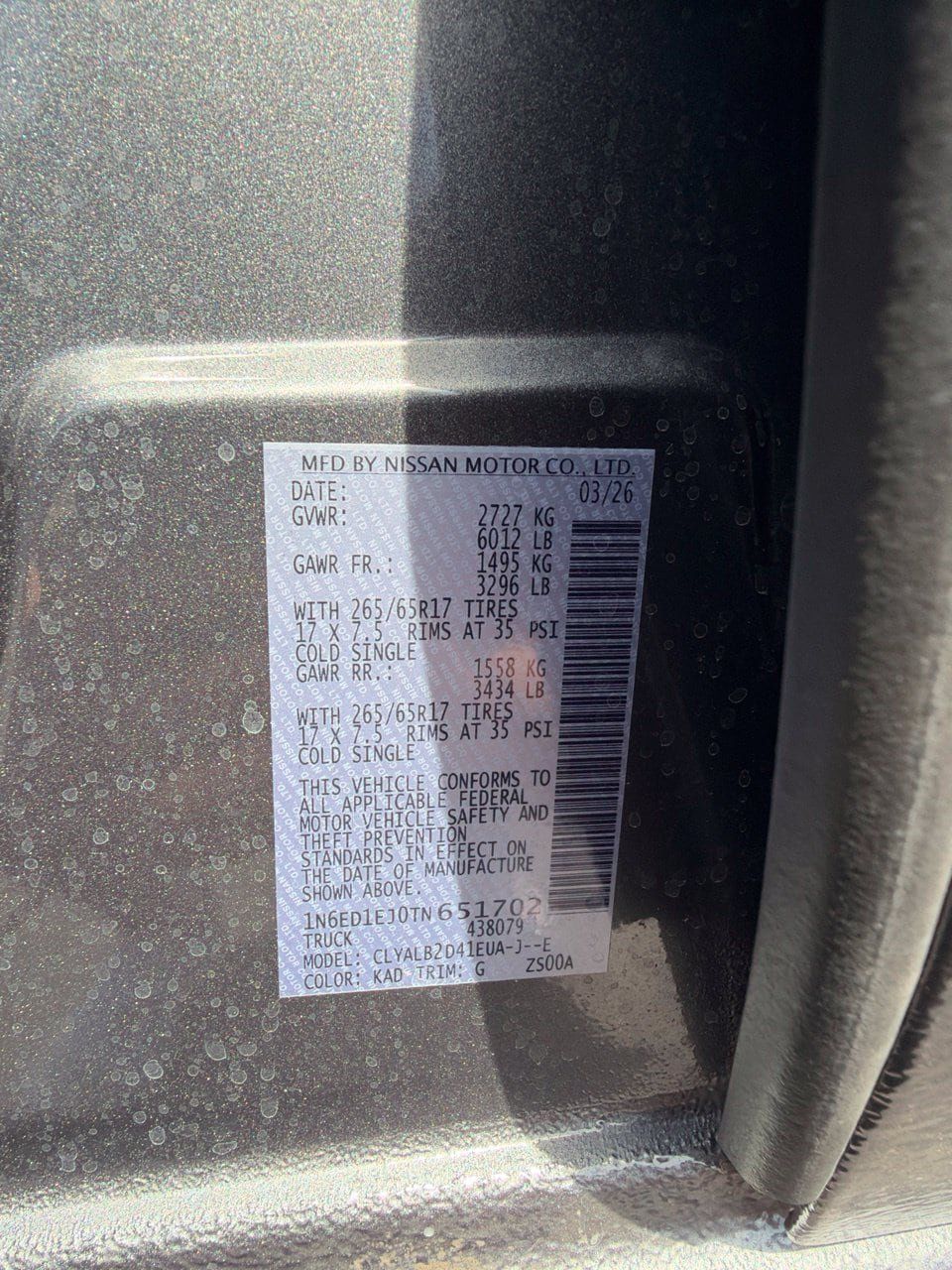 Certified 2026 Nissan Frontier SV w/ Tow Package RWD image 9