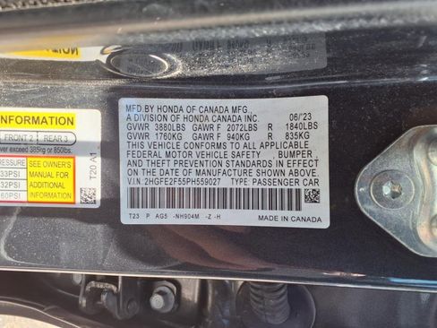 Used 2023 Honda Civic Sport image 30