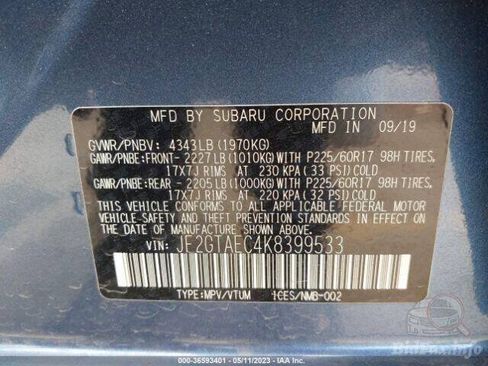 Used 2019 Subaru Crosstrek 2.0i Premium w/ Eyesight System AWD/4WD image 21