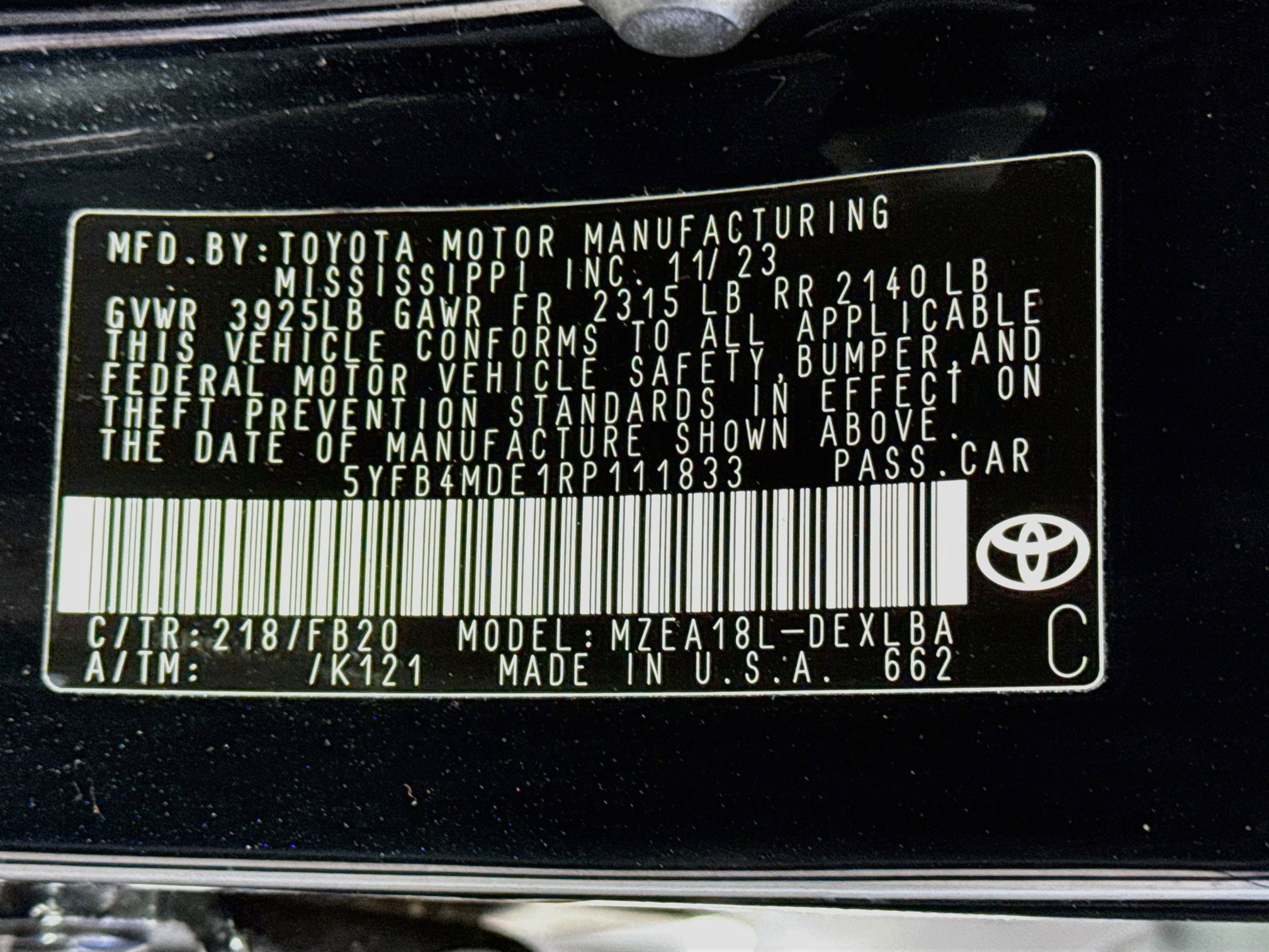 Certified 2024 Toyota Corolla LE FWD image 31